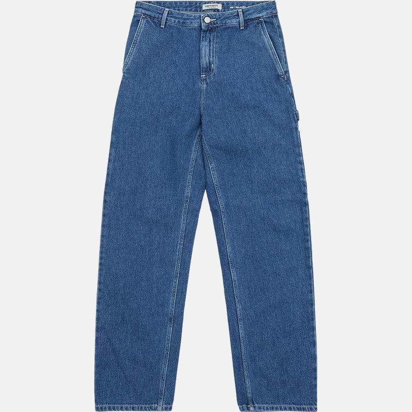 Carhartt WIP Women Jeans W PIERCE PANT STRAIGHT I031251.0106. BLUE STONE WASHED